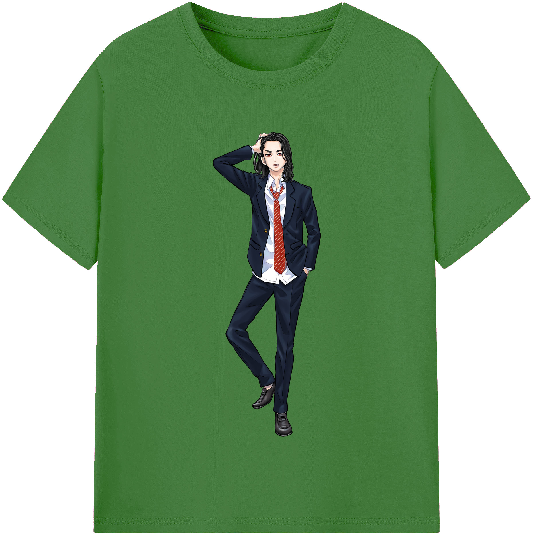 （画像用） 東京リベンジャーズ Tokyo Revengers レディースカジュアルプリントTシャツ（綿100％）